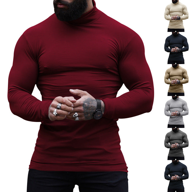 Men's turtleneck sweater made of fine cotton Lisslune