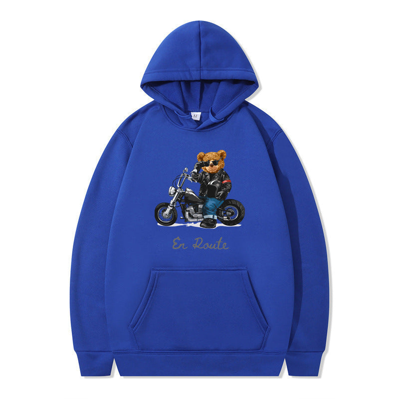 Women's hoodie with unique bear design and casual fit Lisslune