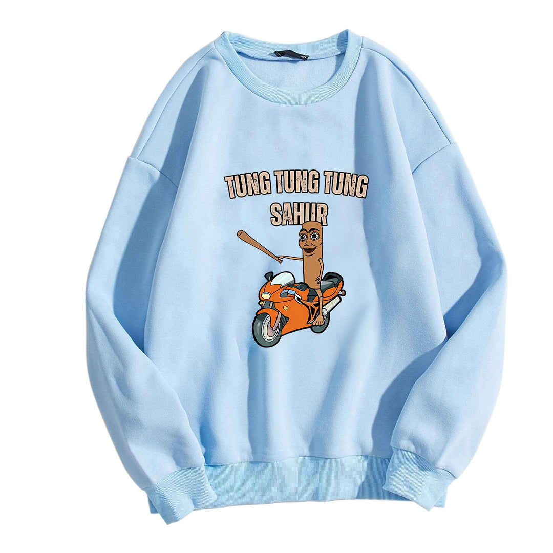Women's casual sweatshirt with funny graphic design Lisslune