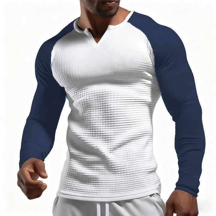 Men's Long Sleeve Shirt with Innovative Structure Design Lisslune