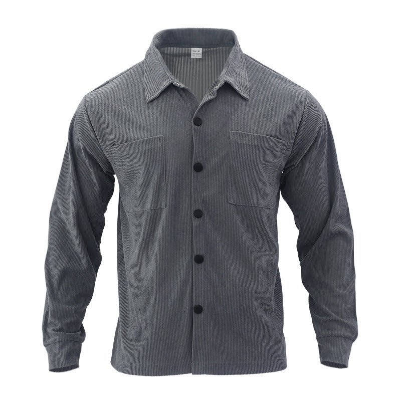 Men's High-Quality Cord Jacket with Practical Chest Pockets Lisslune