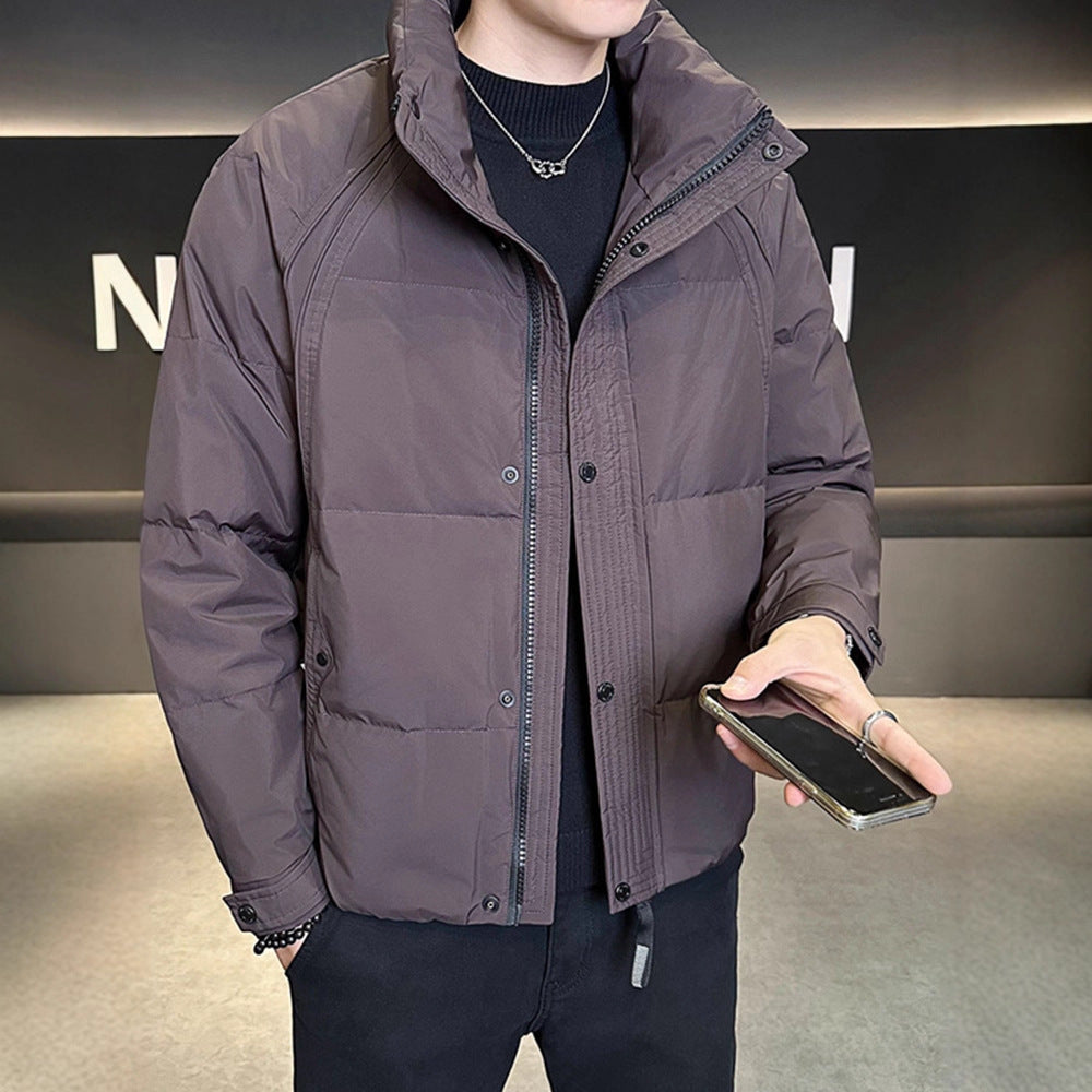 Men's Stylish Quilted Jacket with Insulating Filling Lisslune