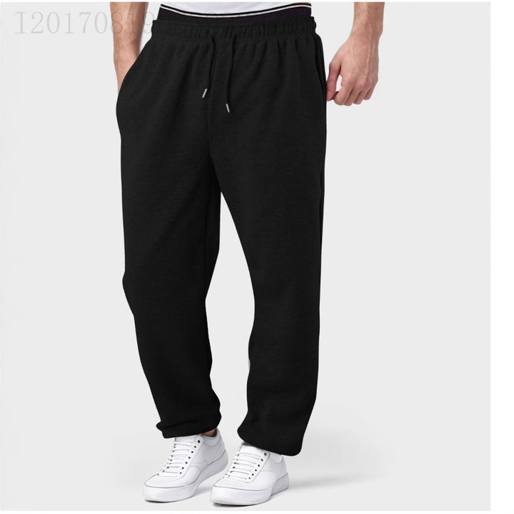Men's comfortable sweatpants with elastic waistband and side pockets Lisslune