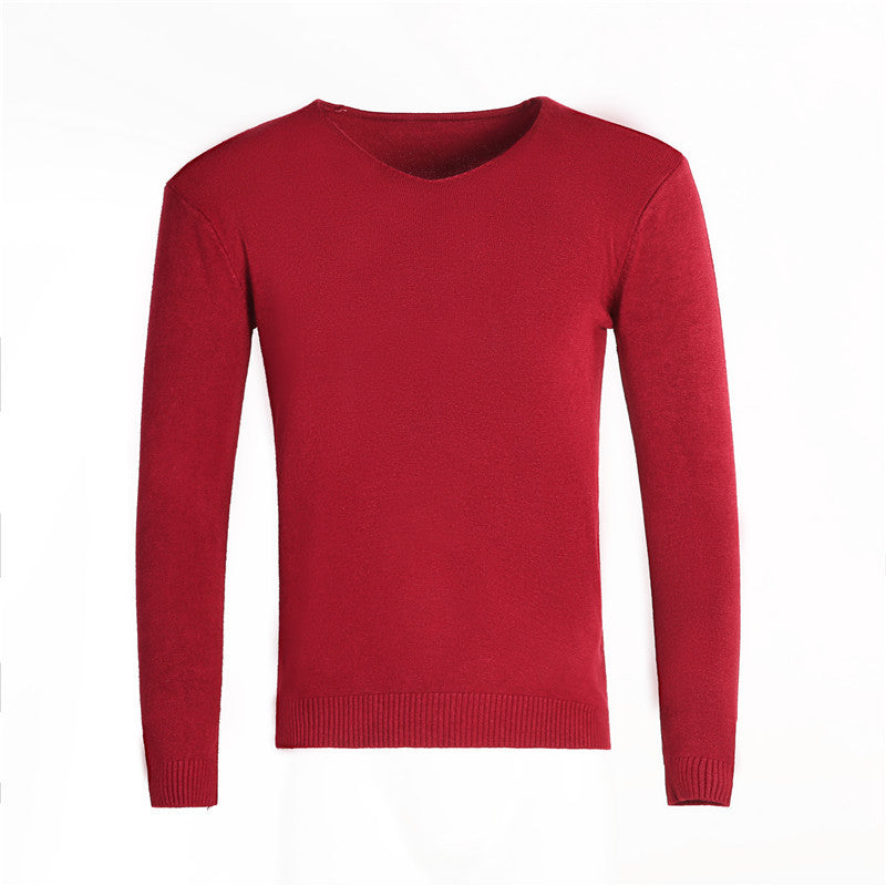Men's classic V-neck sweater Lisslune