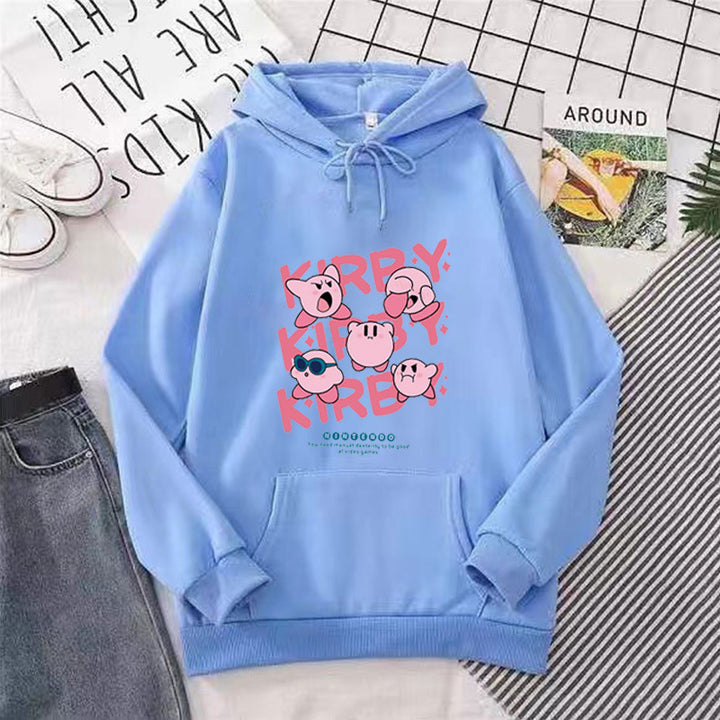 Women's hoodie with playful Kirby motif Lisslune