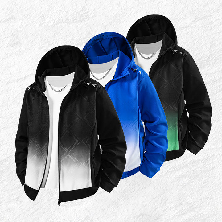 Men's Sporty Transitional Jacket with Functional Pockets Lisslune