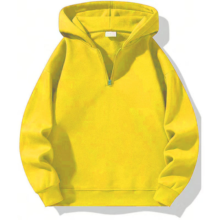 Men's sporty hoodie with half zipper Lisslune