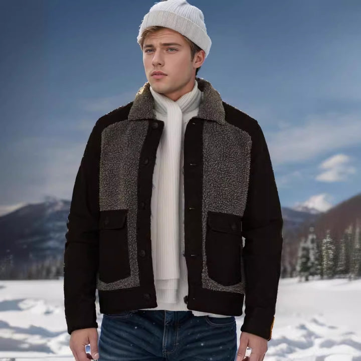 Men's slightly oversized jacket with soft lining and practical pockets Lisslune