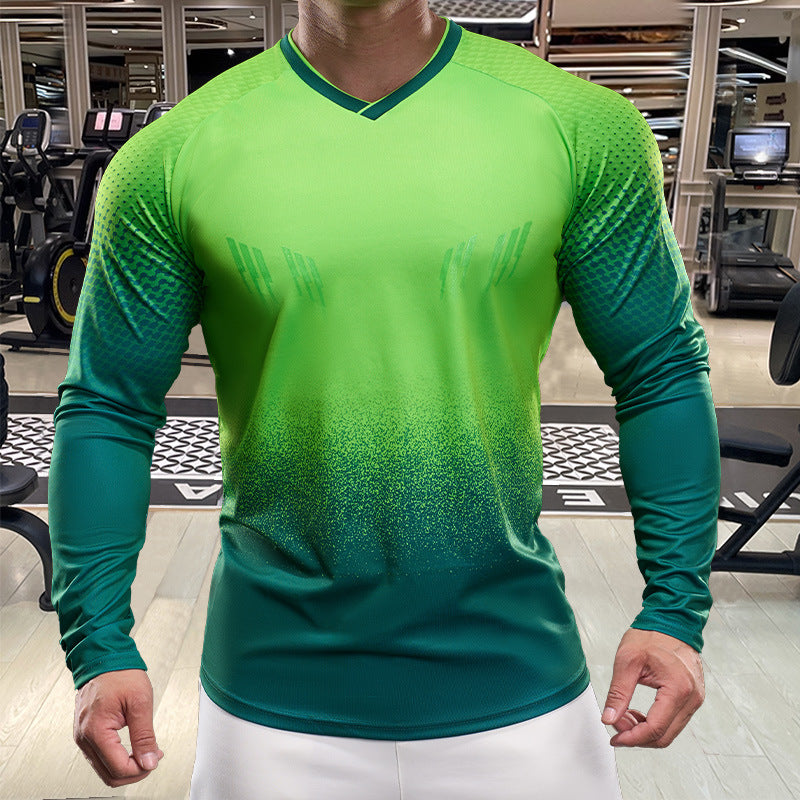 Men's Sporty Long-Sleeve Shirt with Breathable Mesh Inserts Lisslune