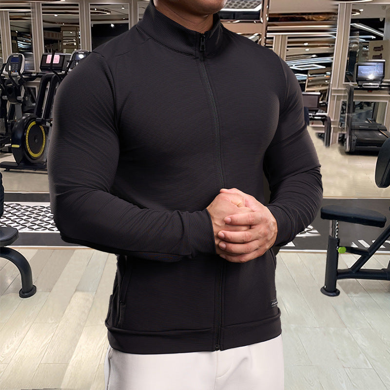 Men's Sports Jacket with Elastic Inserts and Functional Material Lisslune