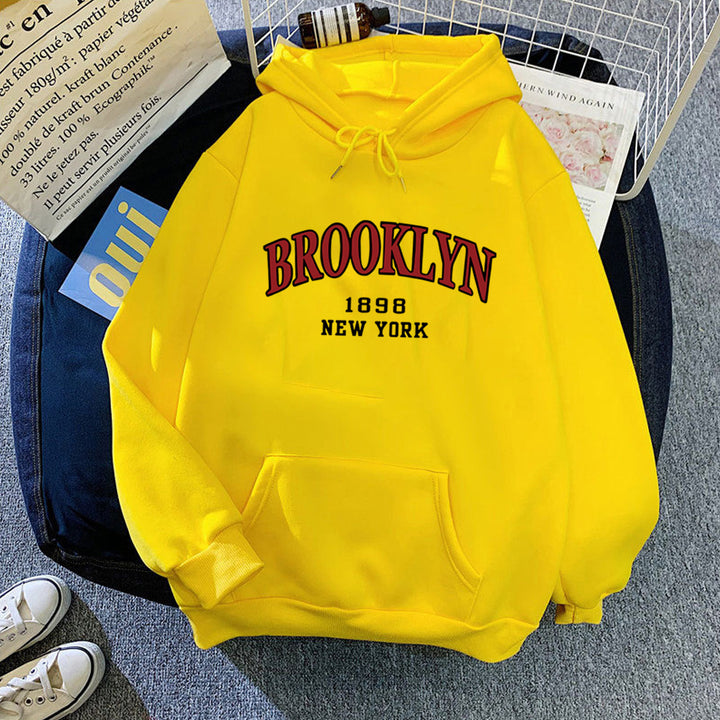 Women's hoodie with urban Brooklyn design Lisslune