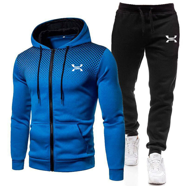 Men's sports suit with breathable hoodie and comfortable joggers Lisslune