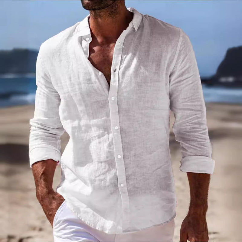 Men's Linen Shirt Lisslune