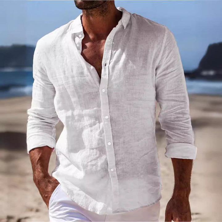 Men's Linen Shirt Lisslune