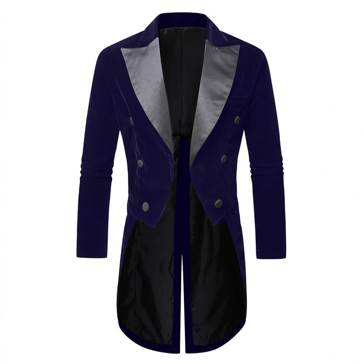 Men's elegant velvet blazer with shimmering lapels Lisslune