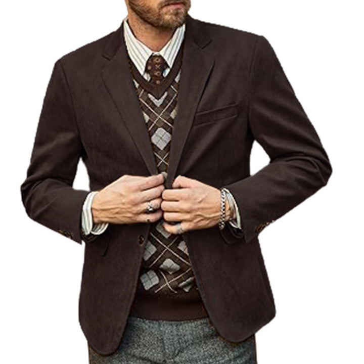 Men's elegant sports blazer with modern cut and fine details Lisslune