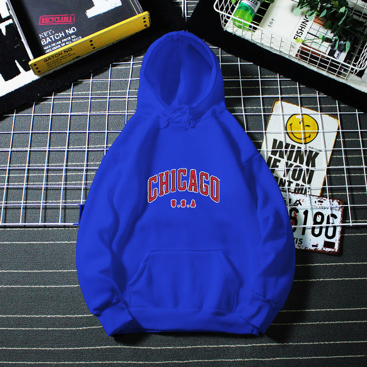 Women’s hoodie with urban Chicago print Lisslune