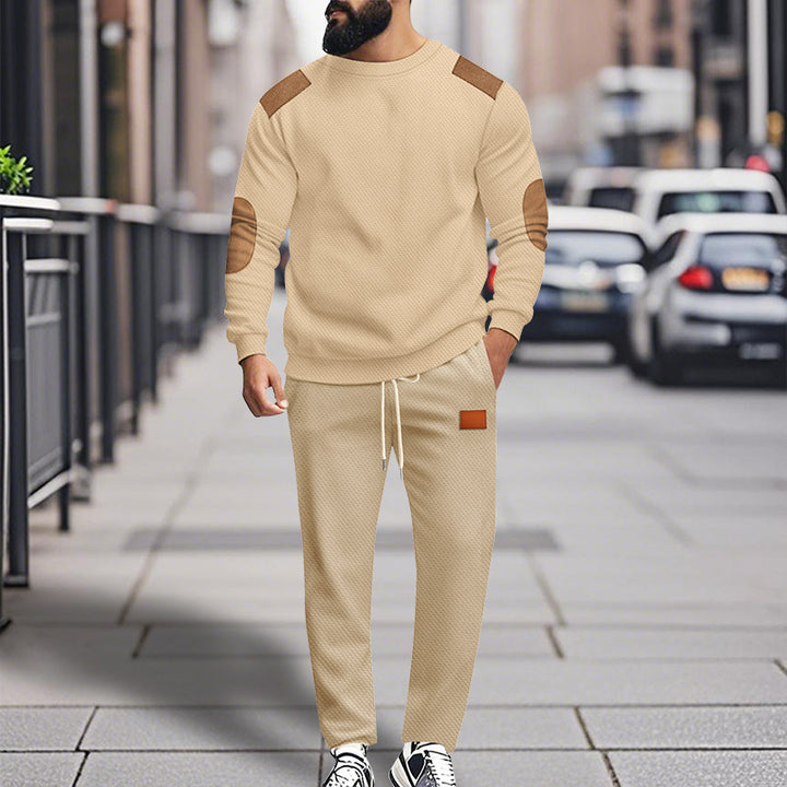 Men's stylish tracksuit set with elastic waistband and practical pockets Lisslune