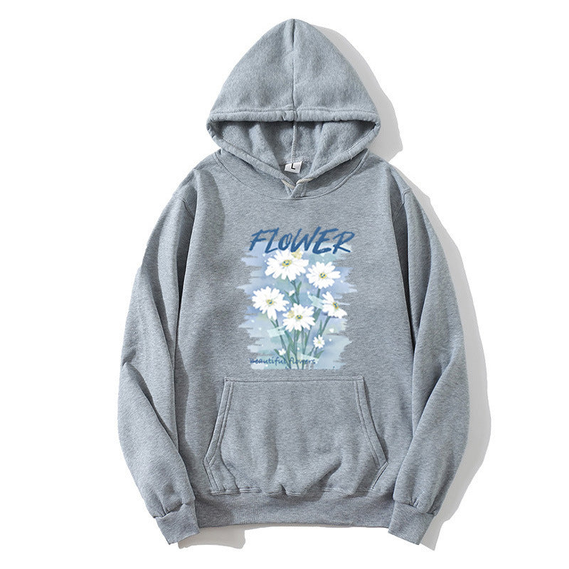 Women's hoodie with floral graphic print Lisslune