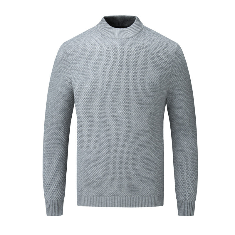 Men's Sweater with High-Quality Textured Surface Lisslune
