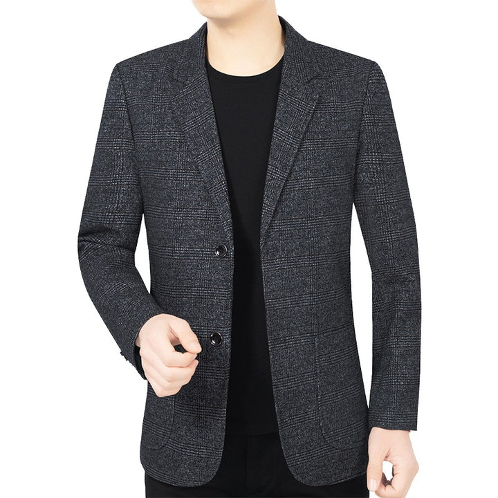 Men's Blazer Jacket Elegant made of checkered fabric Lisslune