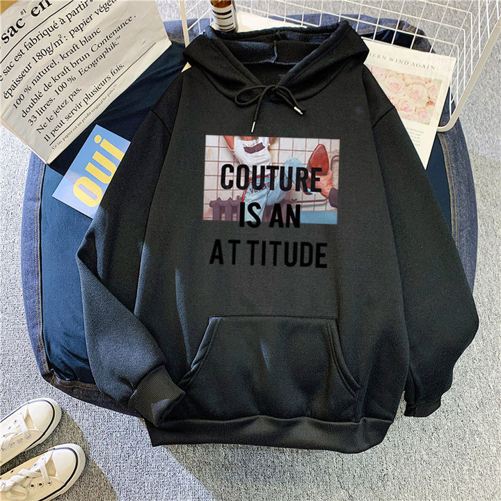 Women's hoodie with modern statement design Lisslune