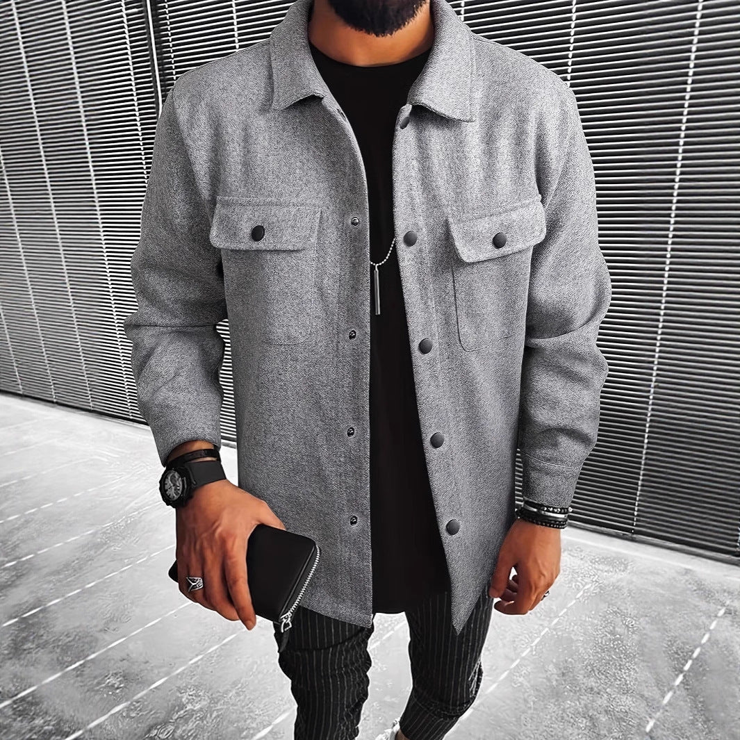 Men's Designer-Style Shirt Jacket Lisslune