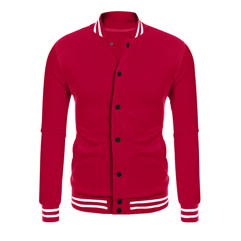 Men's sports jacket with contrasting cuffs and modern snap buttons Lisslune