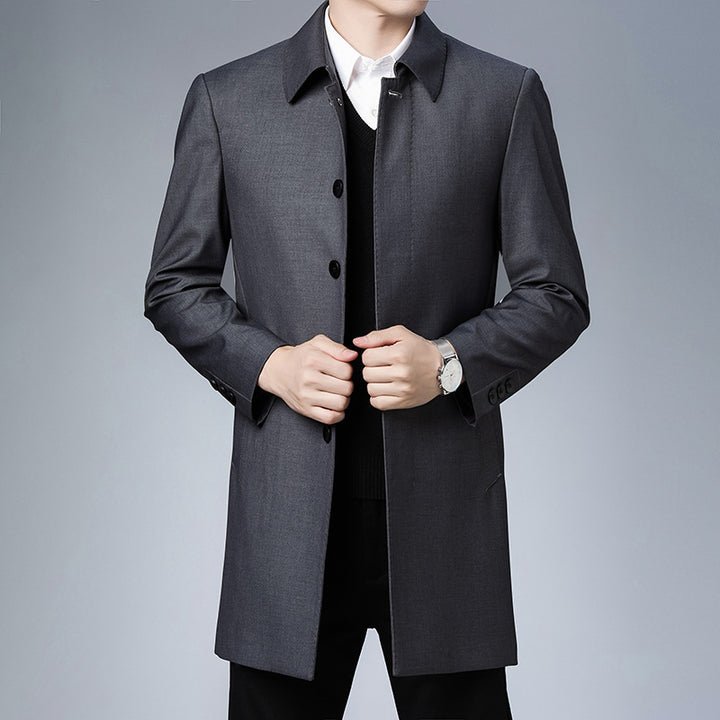 Men's Classic Trench Coat Lisslune