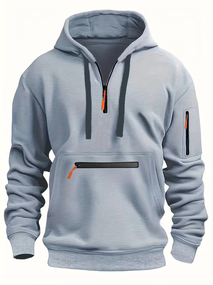 Men's Functional Sweater with Innovative Pockets Lisslune