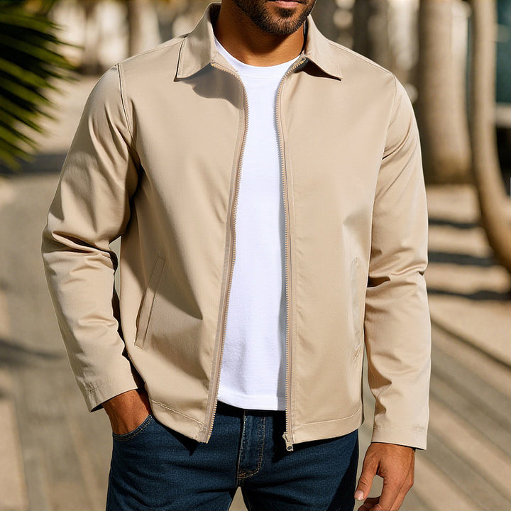 Men's casual leisure jacket with innovative wind protection technology Lisslune