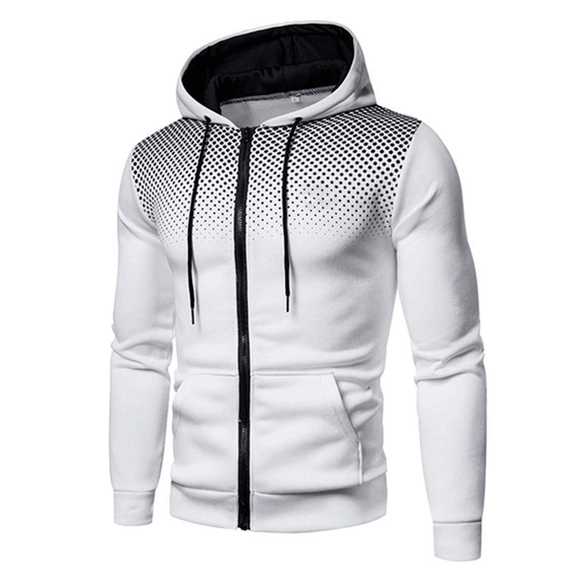 Men's sporty hoodie with innovative structure and practical zip pockets Lisslune