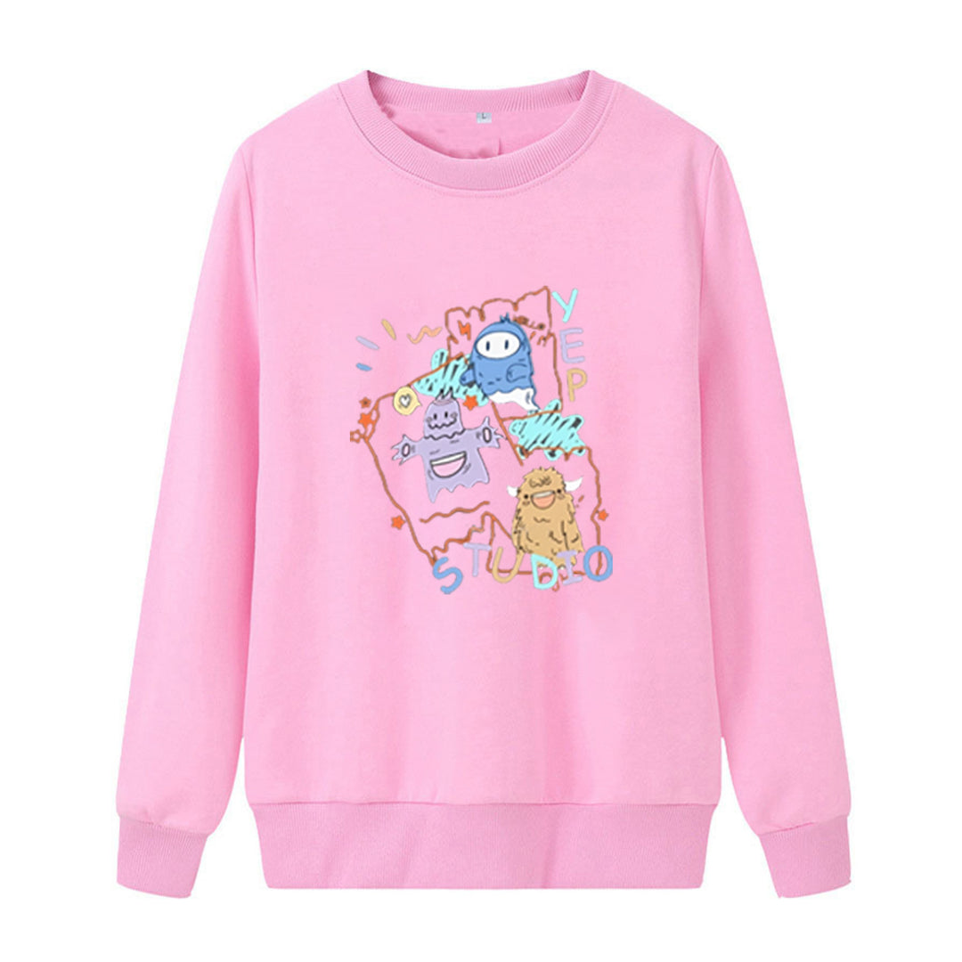 Women's casual sweatshirt with creative graphic design Lisslune