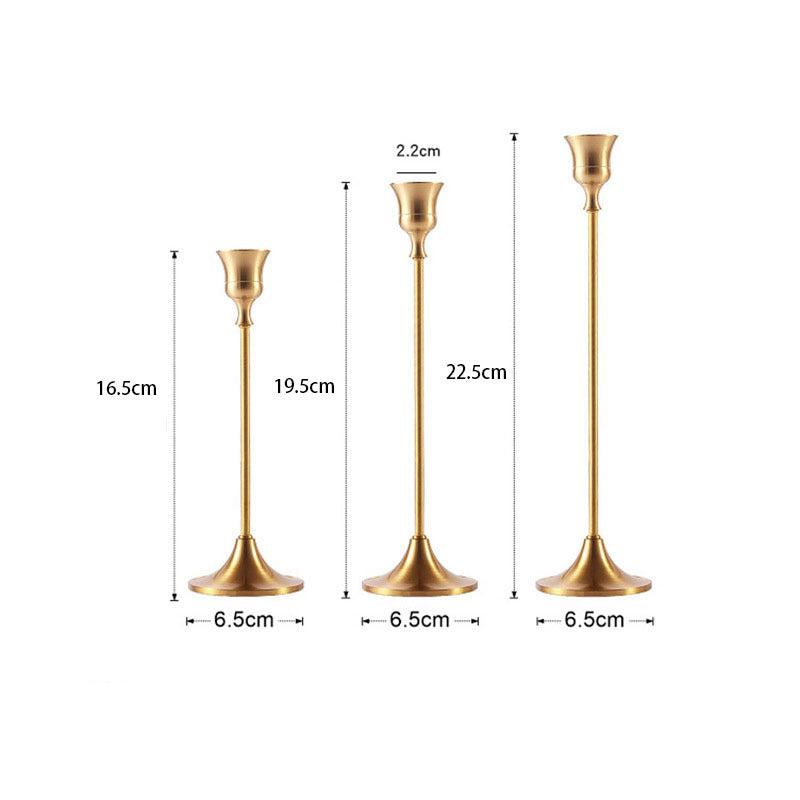 Lisslune | Premium Golden Candle Holder