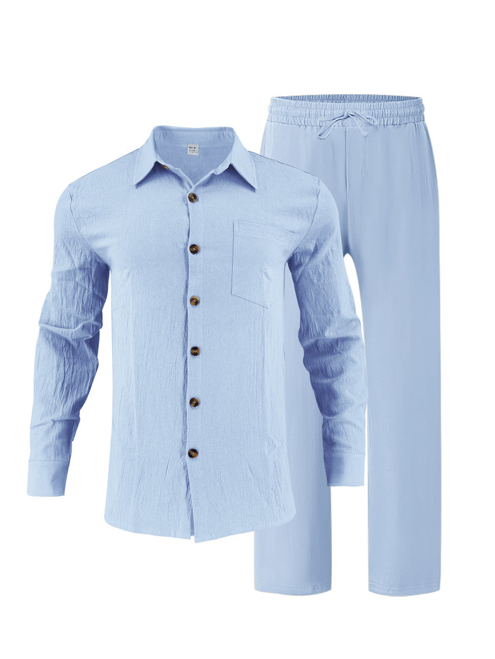 Men's elegant shirt and casual pants set Lisslune