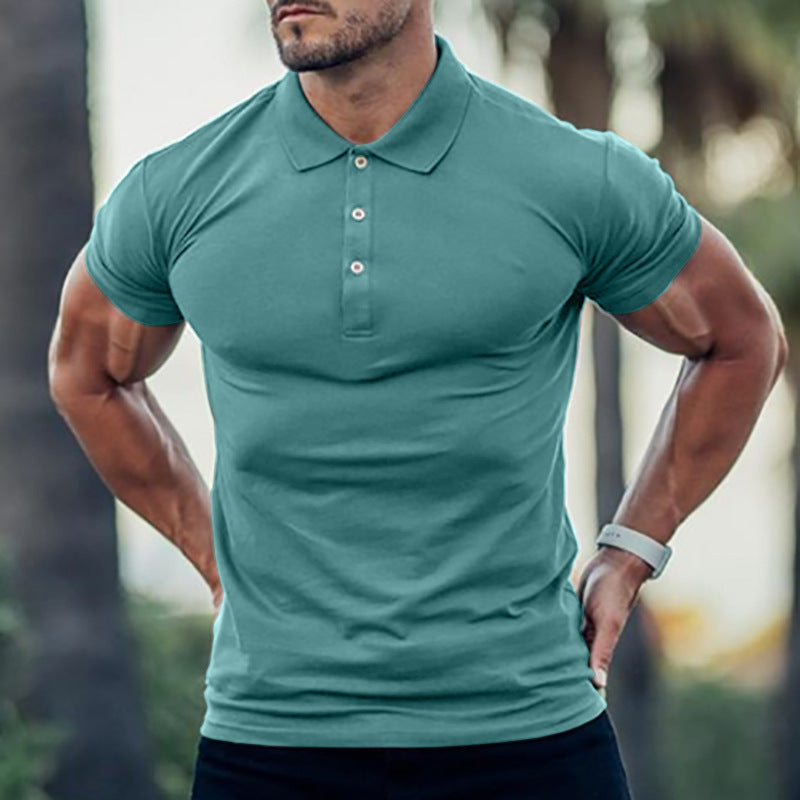 Men's polo shirt with a body-hugging fit and high-quality pique texture Lisslune
