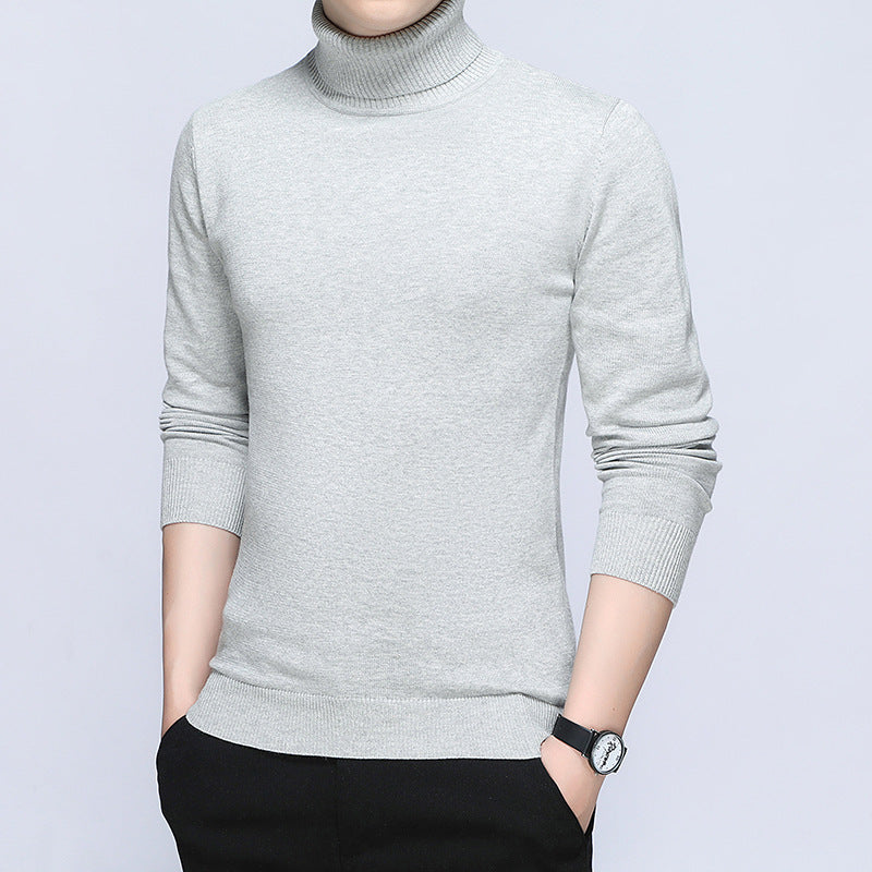 Men's turtleneck sweater made of high-quality, breathable cotton Lisslune
