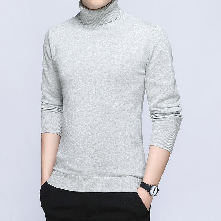 Men's turtleneck sweater made of high-quality, breathable cotton Lisslune