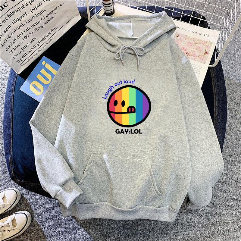 Women's hoodie with colorful graphic print Lisslune