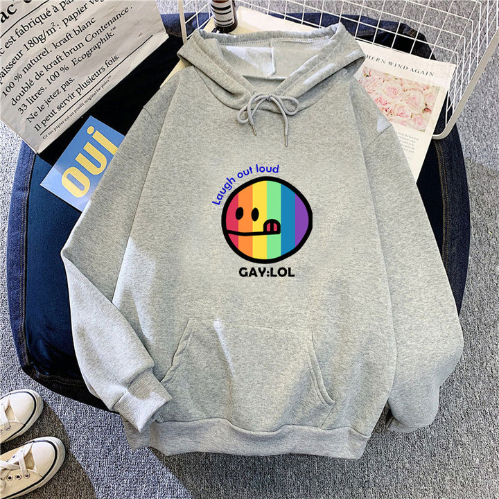 Women's hoodie with colorful graphic print Lisslune