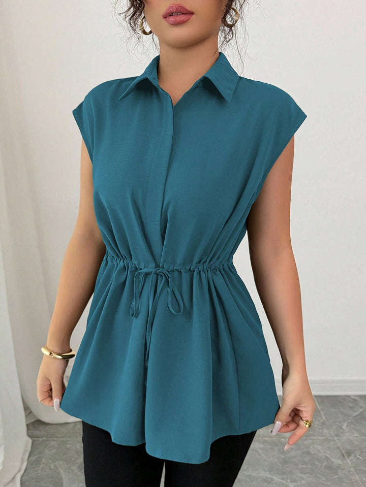Women casual blouse with tailored cut Lisslune