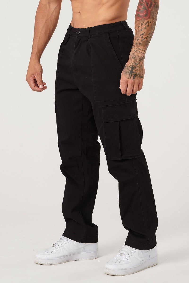Men's cargo pants with multifunctional pockets and ergonomic cut Lisslune