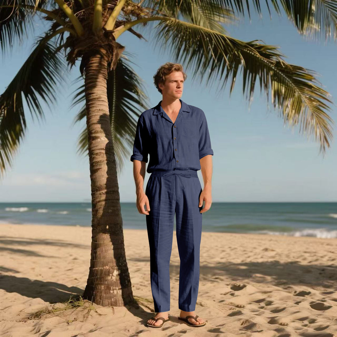Men's elegant shirt and casual pants set Lisslune