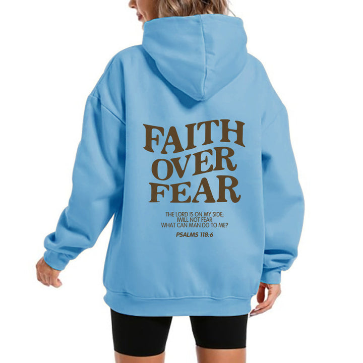 Women's hoodie with motivational lettering and comfortable fit Lisslune