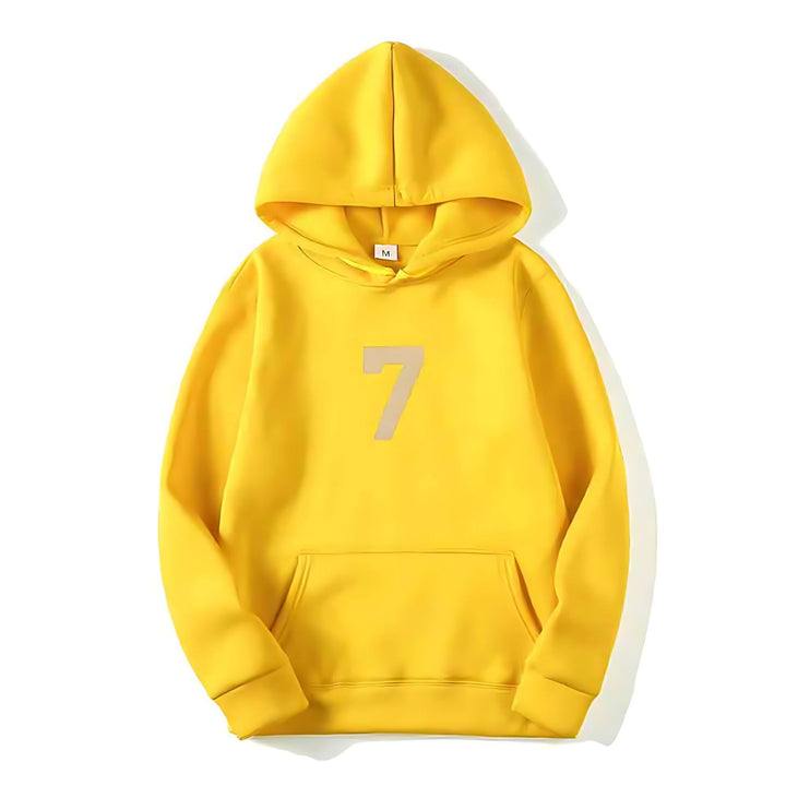 Women's hoodie with sporty design and numeric print Lisslune