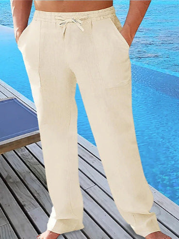 Men's Comfortable Jogging Pants with Elastic Waistband and Practical Pockets Lisslune