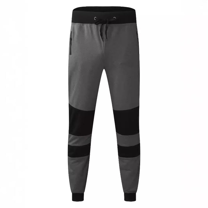 Men's Sporty Jogging Pants with Practical Zippered Pockets Lisslune