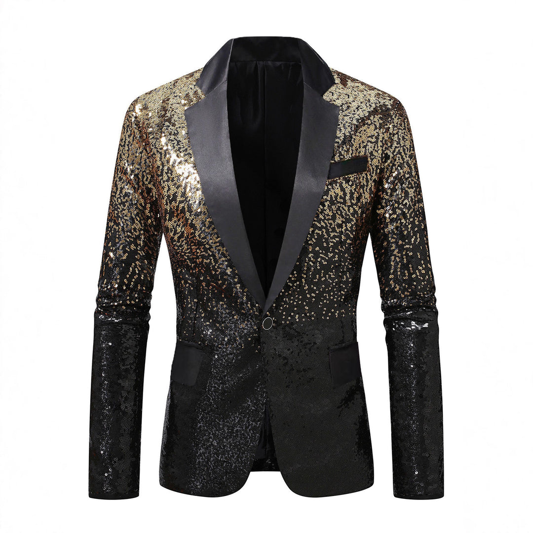 Men's elegant sequin blazer with luxurious design Lisslune