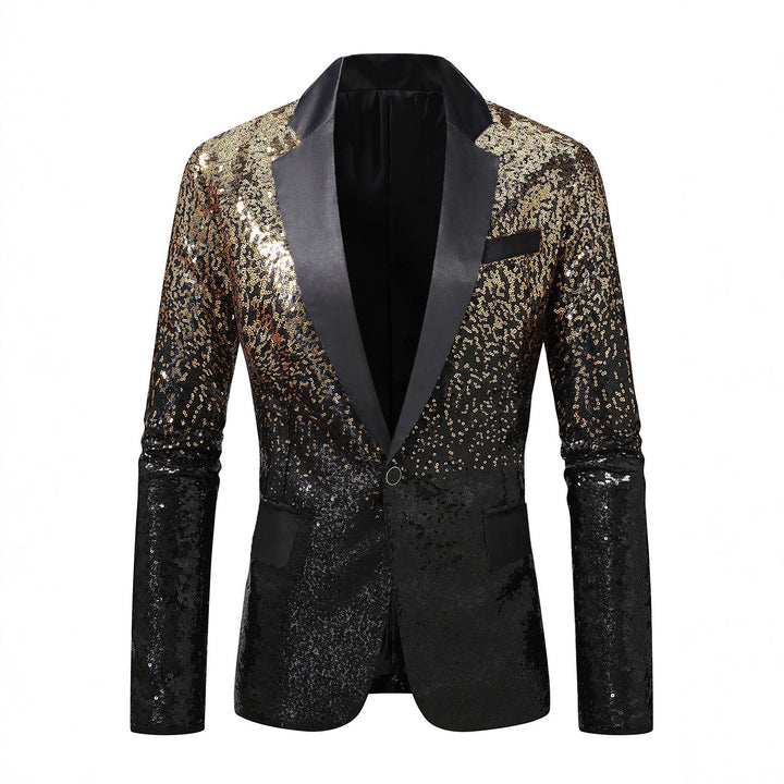 Men's elegant sequin blazer with luxurious design Lisslune