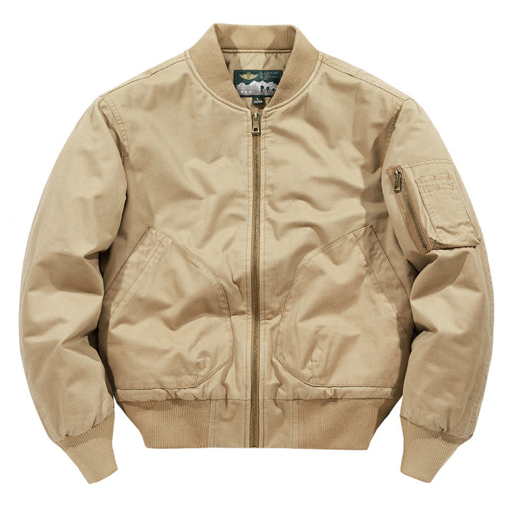 Men's Bomber Jacket with Numerous Practical Pockets Lisslune